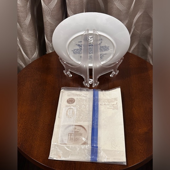 Knowles, "The Gettysburg Address", 1986, Lincoln Man of America Bradex Plate - Picture 3 of 9